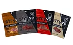Four Packs of Stryve's Various Biltong Flavors