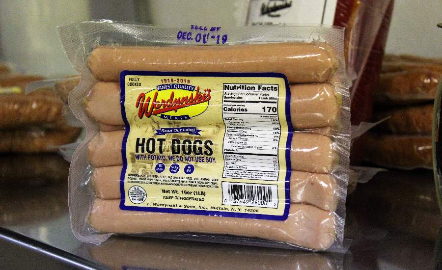Botaniline hot dog