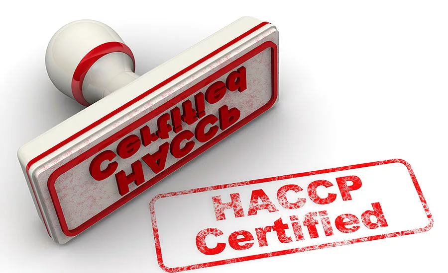 HACCP Certified