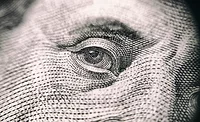 Money Close up of Face on Money