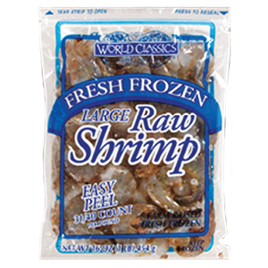Raw Frozen Shrimp