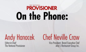 On the Phone video interview with Andy Hanacek and Arby's Chef Neville Craw