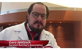 Gero Jentzsch of the German Butcher's Association