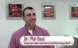 Dr. Phil Bass, corporate meat scientist at Certified Angus Beef