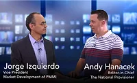 Jorge Izquierdo and Andy Hanacek Jorge Izquierdo of PMMI and Andy Hanacek of The National Provisioner