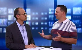 Jorge Izquierdo of PMMI and Andy Hanacek of The National Provisioner